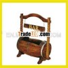 WOODEN HAND BAR WINE BARREL