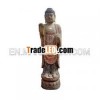 Big Buddha Statue,  Antique Tall Standing Buddha Sculpture on lotus base