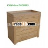 3 drawer baby chest/solid oak chest/baby bedroom furniture