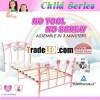 39 inch Single kids girls bedroom metal bed furniture