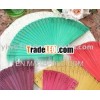 Personalized Colored Sandalwood Fan