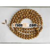 mysore sandalwood beads,  sandalwood mala,  carved sandalwood beads