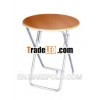 cheap folding wood round picnic table