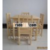 Wooden KID table set