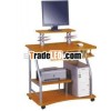 mobile computer table, wooden office table, home office furniture, student table