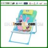 Sponge Bob heat transfer printing metal foldable adjustable kids lying chair kids chaise lounge chai