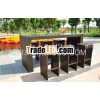 CNS-008 High Quality Outdoor Rattan Garden Furniture Bar Set