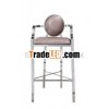Modern stainless steel bar chair B005