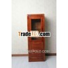 Great quality solid oak wood high wine cabinet