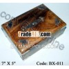 Hand Carved wooden boxes