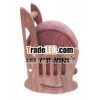 Wooden Chair Shaped Coaster Set