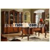 american wooden study furniture,  desk and bookcase