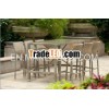 Wicker Bar stool Set outdoor furniture/ Rattan Patio Bar Stool
