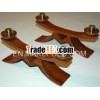 Crafted Wood Candle Holder 4
