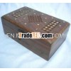 Wooden Jewelry Box with Brass Work