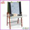 Popular wooden drawing easel for kids with factory price