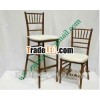 white wood wedding chairs
