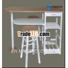 classic wooden bar furniture set bar stool and bar table