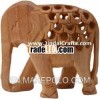 Baby Elephant-Hand Carved Wooden Animals Figures Art Gift Wooden Craft