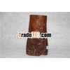 China home decor bamboo root carving pen holder