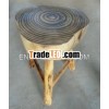 Wooden burned stool