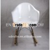 white fibreglass leisure rocking chair