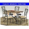 2012 New Product Metal dinette table and seating