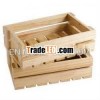 cheap natural wooden crate for fruit or vegetable