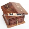 Wooden Hut shape Coaster
