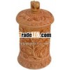 Hand Carved Wooden Multi Purpose Box Indian Traditional Wood Carving Gift Box