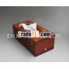 Wooden paper napkins box