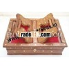 Wooden Holy Book / Quran / Bible Stands With Box