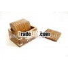Wooden Brass Inlay Coaster
