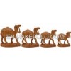 Set Of Camels-Hand Carved Kadam Wood Figurines India Gift Home Decor