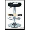 hot selling Unique Design white Pu leather chrom metal bar chair