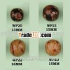 Fancy Wooden Printing Pattern Ball Beads