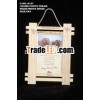 Photo Frame Wood White Wood