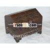 Wooden cosmetic box,  Treasure Chest,  Wooden Box
