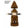 Sandalwood Ganesha sculpture