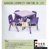 Kids square table and chairs set, Daycare furniture, Nursery school furniture