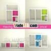 transformal plastic book shelf