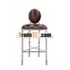Modern stainless steel bar chair B004