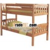 Wooden bunk bed
