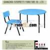 Round kids desk & chair, Popular HOT SALE wooden kids table, Kids furniture