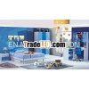 Wholesale stylish children bedroom furniture/colorful IKEA style children bedroom furniture 955