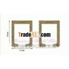 EM3G - 2 Small Gold Rectangle Frames miniature