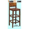 wooden bar stool, bar chair, bar furniture, sheesham wood furniture, mango wood furniture, hotel fur