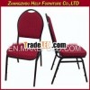 Stackable metal banquet chair