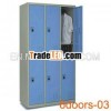 Modern steel cabinet/wardrobe/closet/cupboard with 6doors