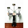 Acrylic crystal candle holder, colorful, mace shaped standing decoration